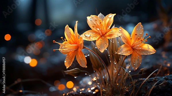 Fototapeta Background flower Daffodil