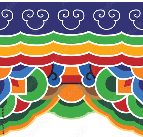 Fototapeta 전통문양이미지