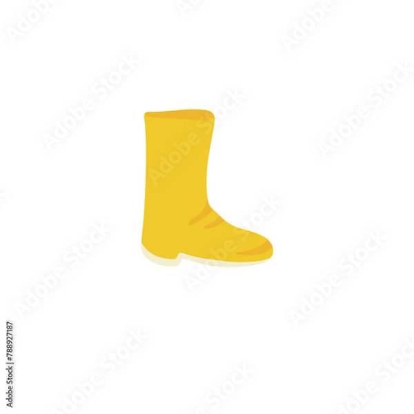 Obraz Yellow rubber boot
