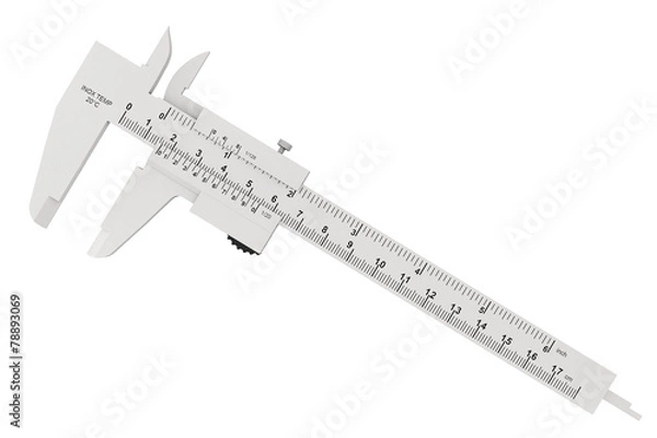 Fototapeta Metal vernier caliper