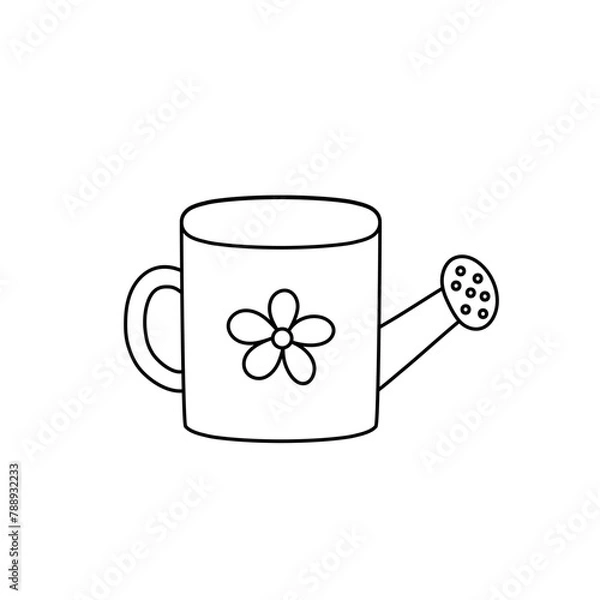 Obraz Spring watering can