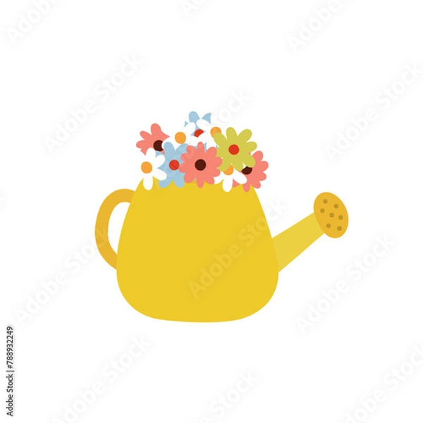 Obraz Spring watering can