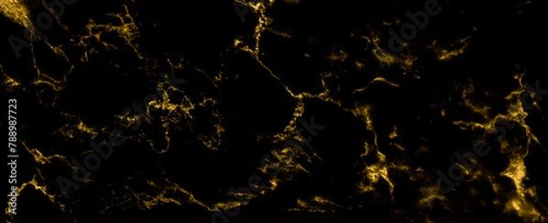 Fototapeta Black marble gold pattern luxury texture for do ceramic kitchen light white tile background stone wall granite floor natural seamless style vintage for interior decoration and outside.

