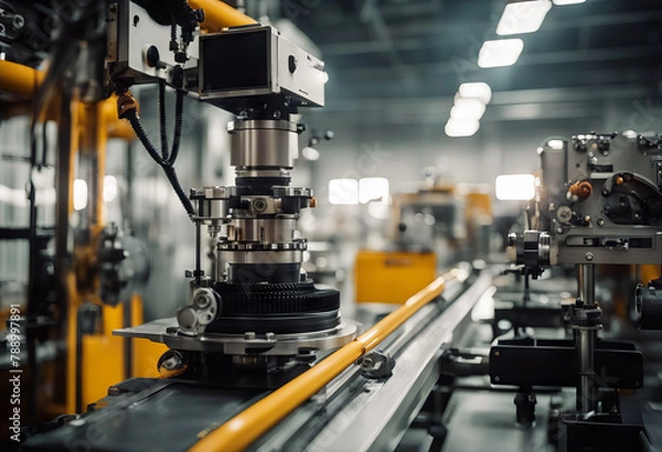 Fototapeta industry process production factory automated automation biologist biology biotechnology box container crane dairy development ecology efficiency energy engineering equipment extractor food