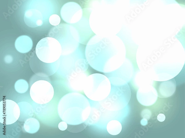 Obraz 水色のキラキラ光り輝く美しい背景