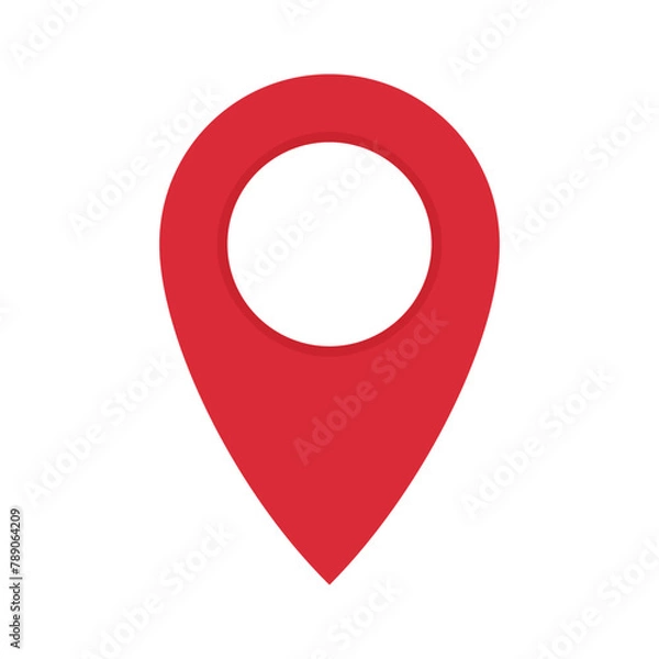 Fototapeta map pin vector