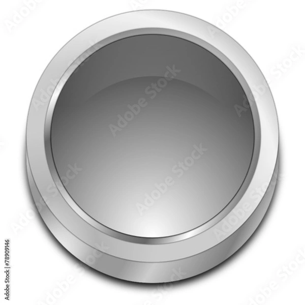 Fototapeta Button silber
