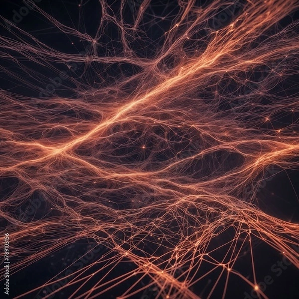 Obraz Data streams in a network