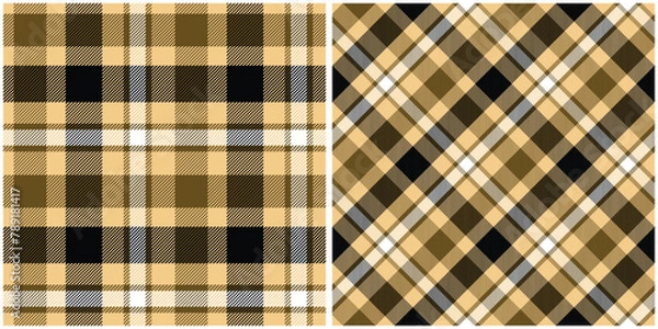 Obraz Plaids Pattern Seamless. Gingham Patterns Flannel Shirt Tartan Patterns. Trendy Tiles for Wallpapers.
