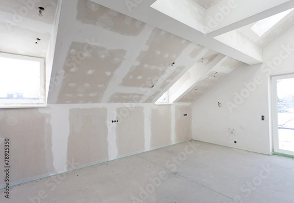 Obraz Attic Loft Ready for Completion