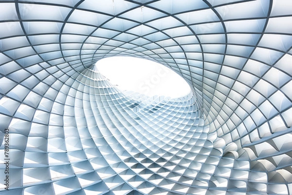Fototapeta Abstract Architecture Background, Generative AI