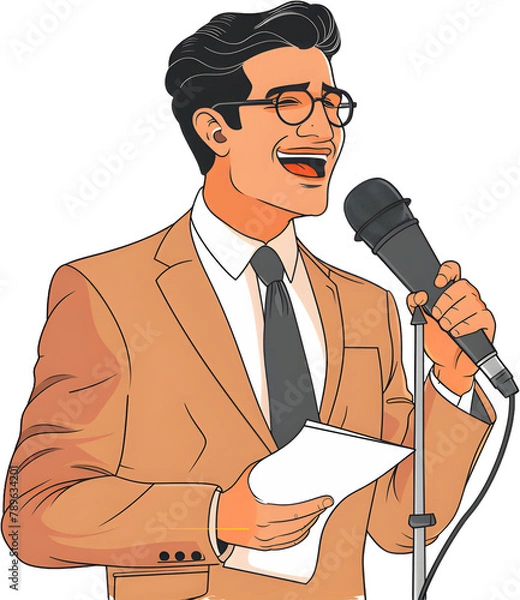 Obraz broadcaster, announcer