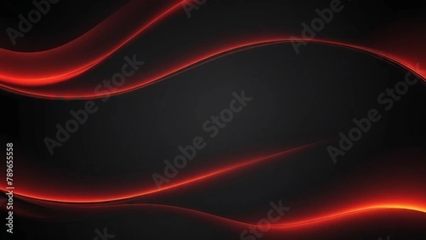 Fototapeta Graceful Red Wave