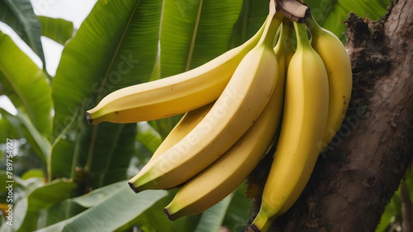 Fototapeta bananas on the tree