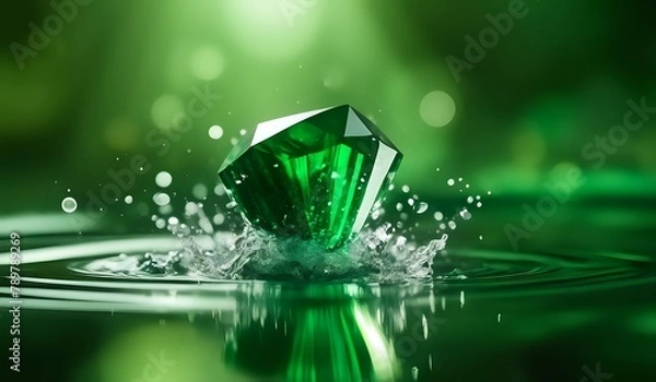Fototapeta Birthstone - Emerald (May)
