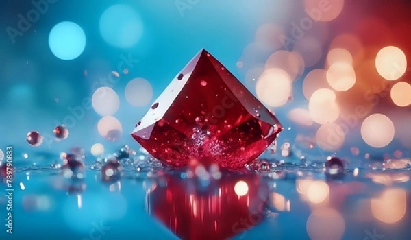 Obraz Birthstone - Ruby (July)