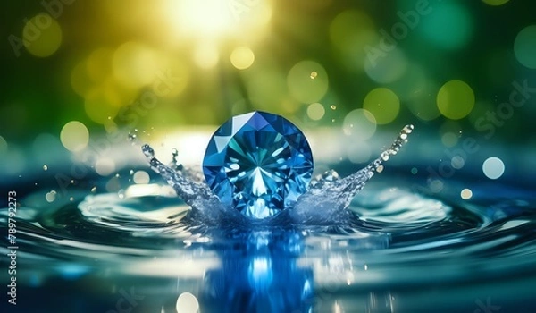 Obraz Birthstone - Sapphire (September)