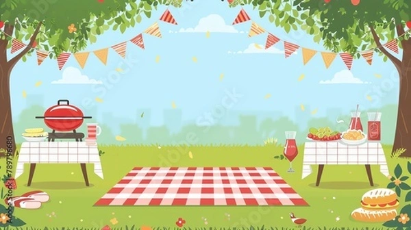 Obraz Printable BBQ and Cookout Invitations Design printable invitations for summer BBQs and cookouts, featuring playful designs and themes like BBQ grills, picnic blankets, and summertime motifs Offer cust