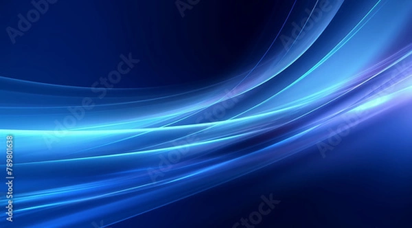 Fototapeta blue gradient abstract texture background glowing light rays lines futuristic cg