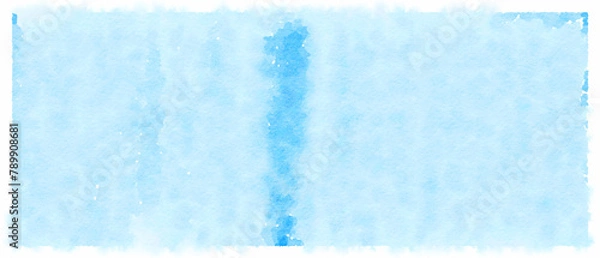 Obraz Blue watercolour paper texture abstract background