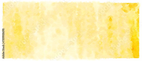 Obraz Yellow watercolour paper texture abstract background