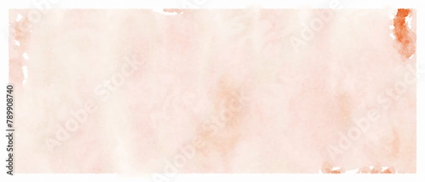 Obraz Orange watercolour paper texture abstract background