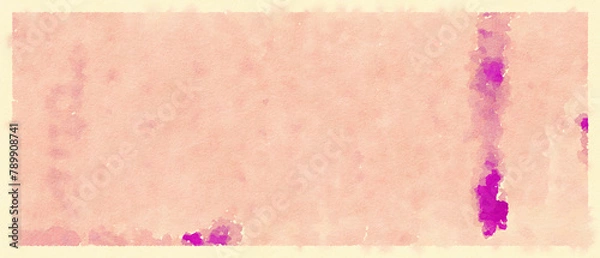 Obraz Pink watercolour paper texture abstract background