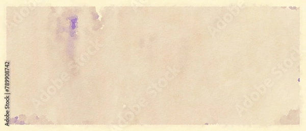 Obraz Purple watercolour paper texture abstract background