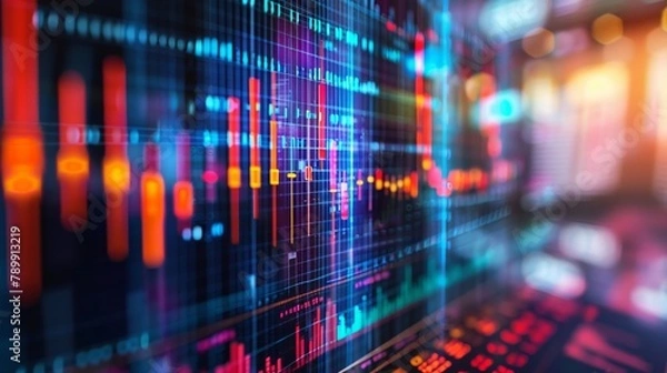 Fototapeta Harnessing the power of predictive analytics for informed decisionmaking