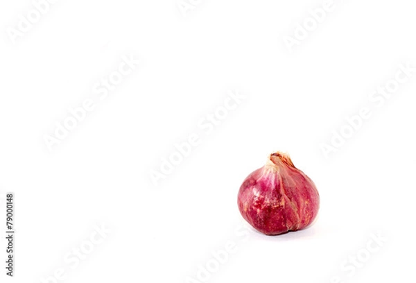 Fototapeta Shallot isolate on white background