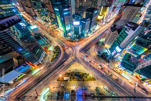 Fototapeta Seul z góry