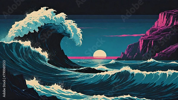 Obraz waves in the ocean