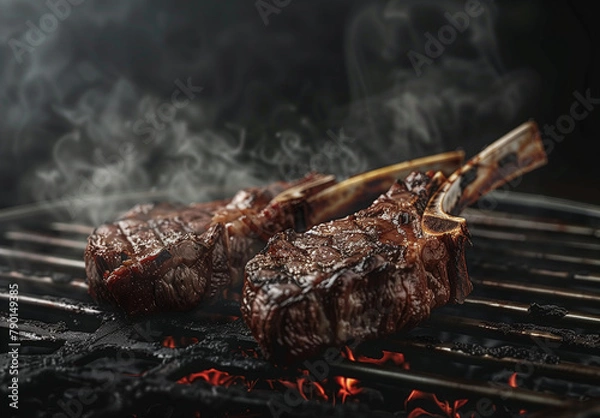 Obraz meat on the grill