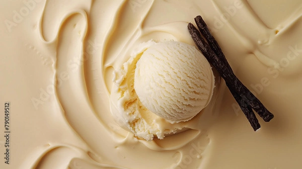 Obraz vanilla ice cream