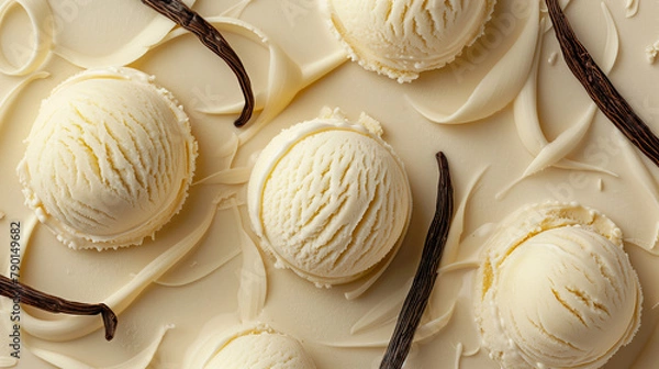 Obraz vanilla ice cream