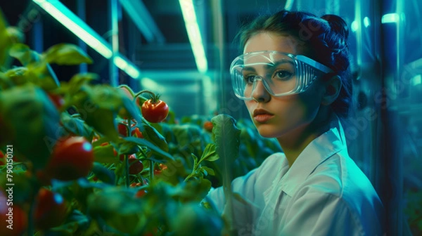 Obraz Hydroponic Farming