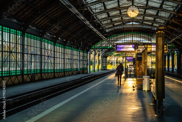 Obraz Peron dworca Wrocław Główny