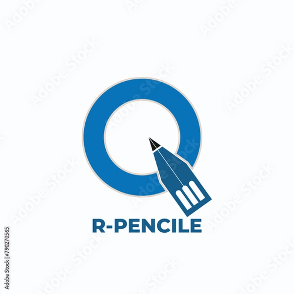 Obraz Pence logo design, suitable for financial institutions or businesses. Clean, professional, versatile for branding on various media platforms.