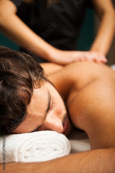 Obraz Man having a massage