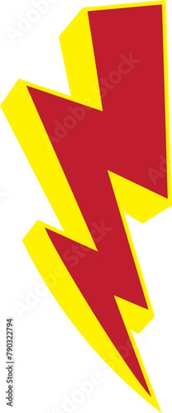 Fototapeta Thunder and Bolt Lightning Flash