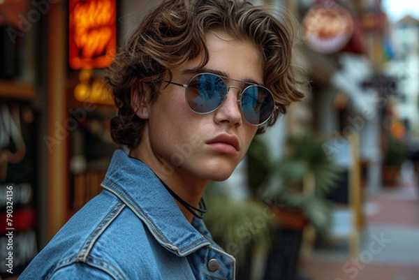 Fototapeta View of the sunglass-related background image