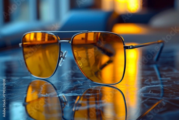 Fototapeta View of the sunglass-related background image