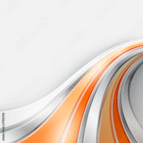 Fototapeta vector background with wavy lines