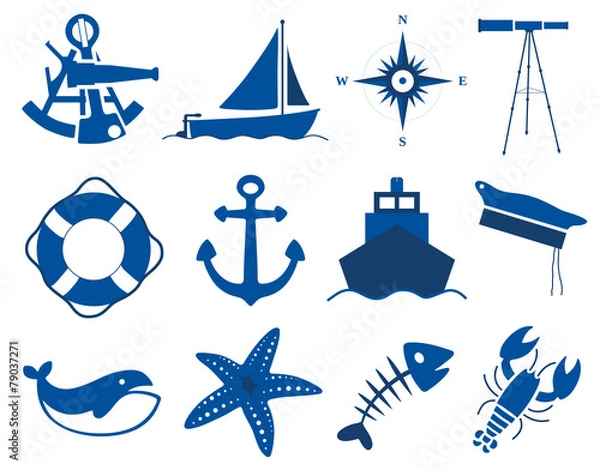 Fototapeta Iconset *** Maritim3