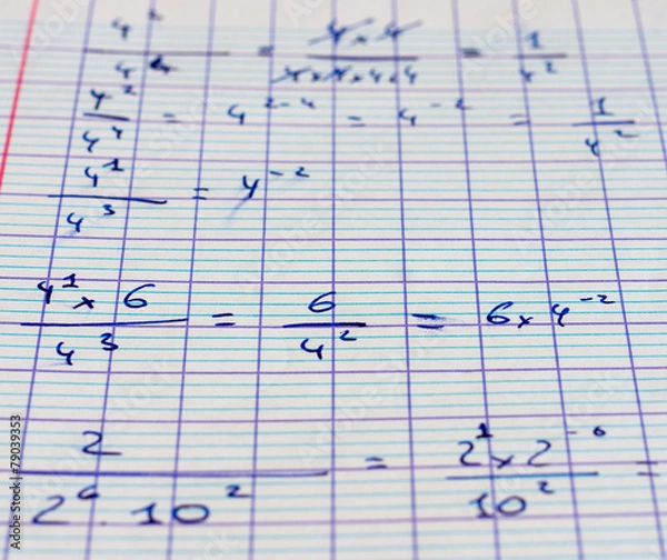 Fototapeta mathématiques