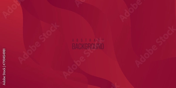 Fototapeta Abstract red gradient design. Minimal creative background