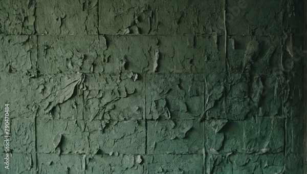 Obraz old wallsage green  texture