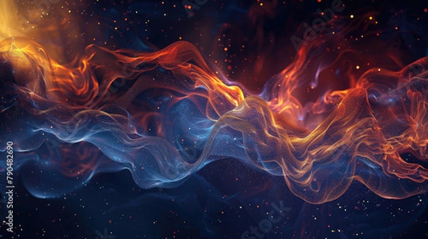 Fototapeta Abstract Fluidity Dynamic Wallpaper Texture