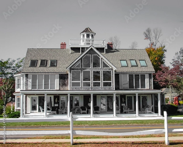 Obraz Beach house with ocean views