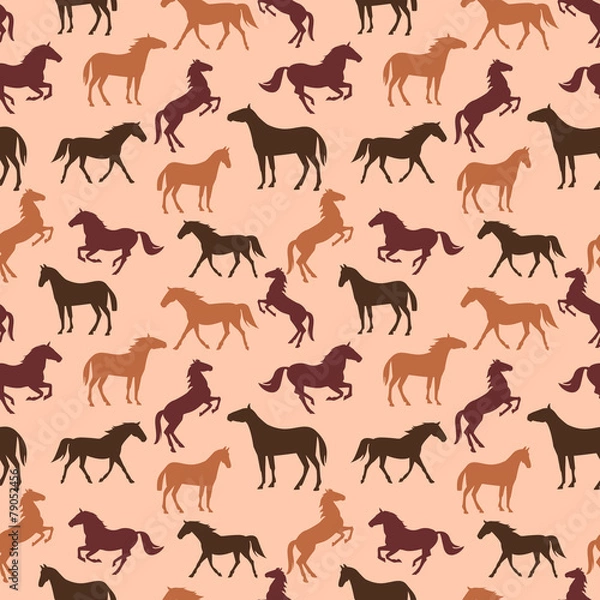 Obraz Horse seamless pattern